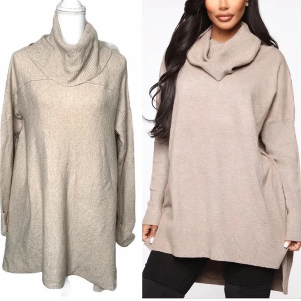 Rachel Zoe Wool Blend Cowl Neck Sweater